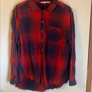 Red & Navy Flannel